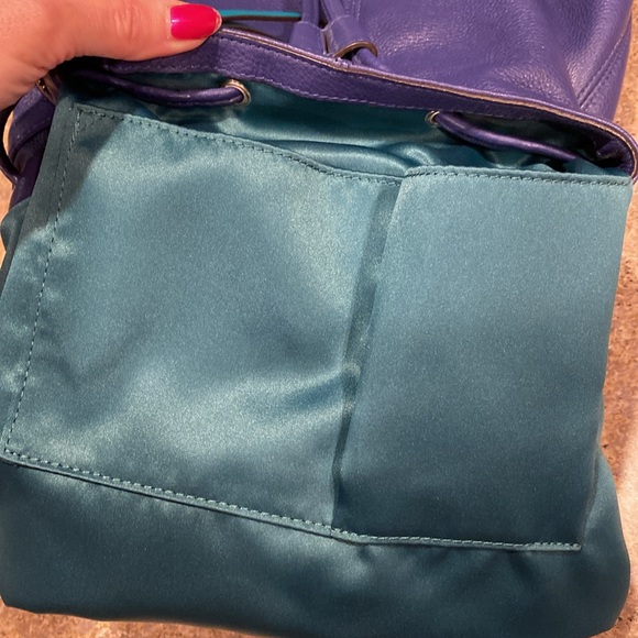 Coach F24385 French Blue Park Leather Backpack - Picture 12 of 17